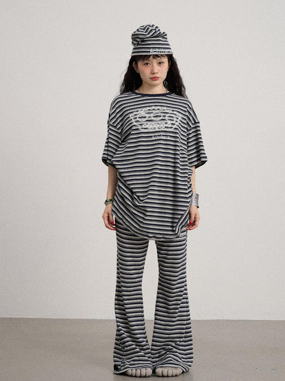 Achihara Breton Stripe Short Sleeve T Shirt