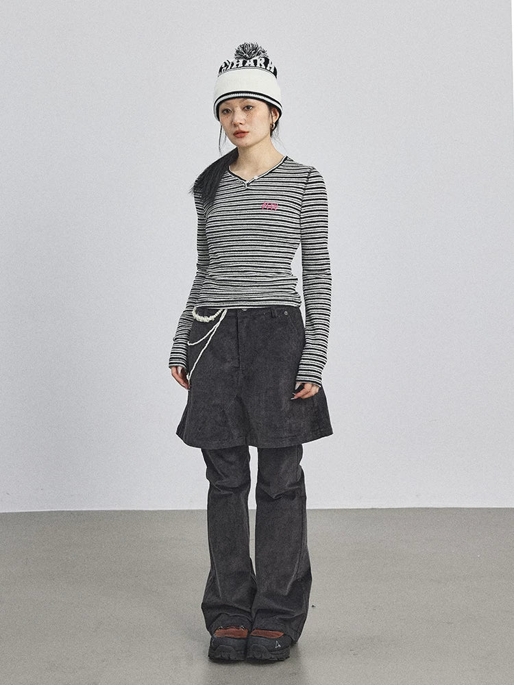 Achihara Breton Striped Long-Sleeve Tee-1