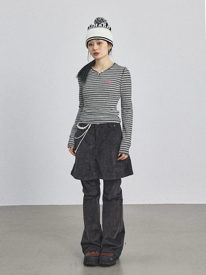 Achihara Breton Striped Long-Sleeve Tee-1