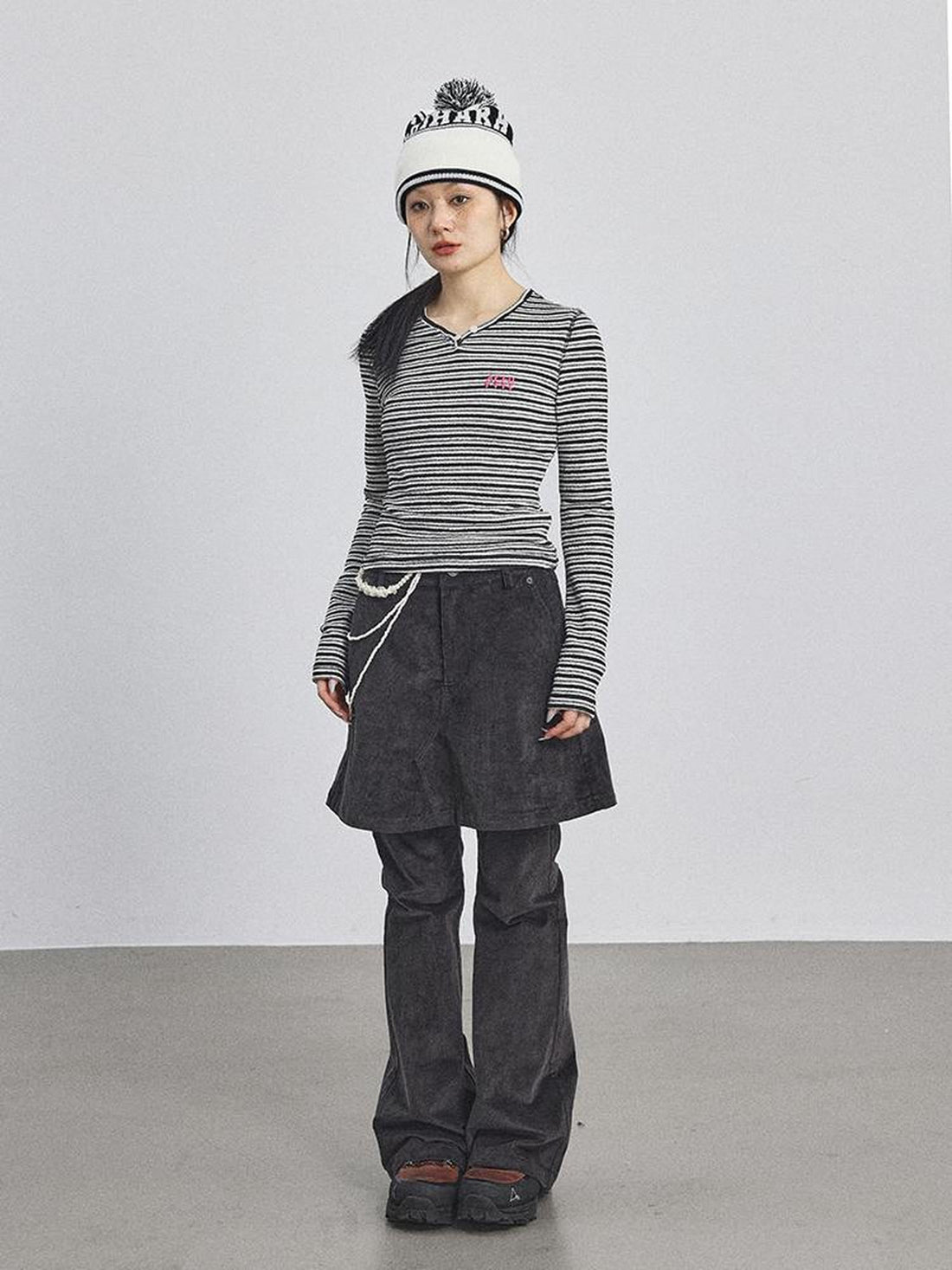Achihara Breton Striped Long-Sleeve Tee