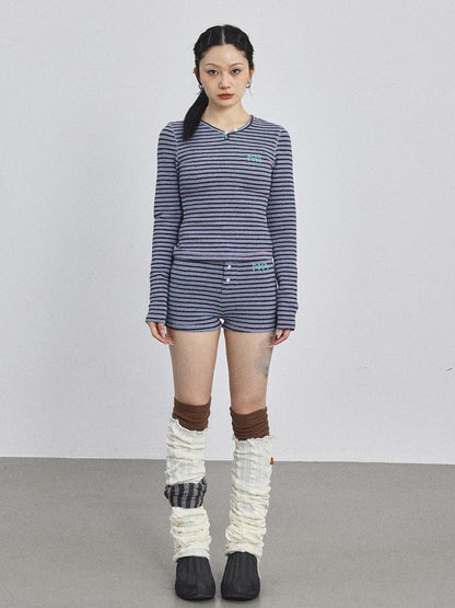 Achihara Breton Striped Long-Sleeve Tee