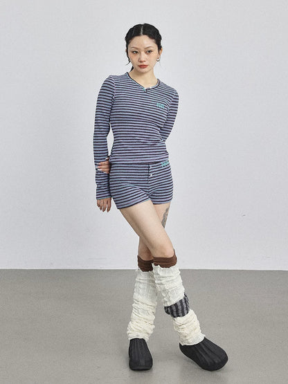 Achihara Breton Striped Long-Sleeve Tee-4