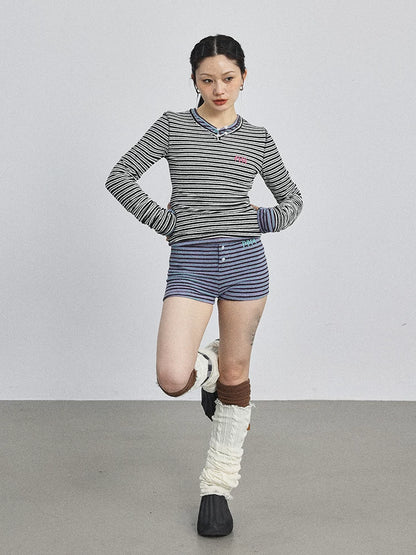 Achihara Breton Striped Long-Sleeve Tee-5