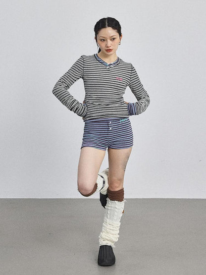 Achihara Breton Striped Long-Sleeve Tee