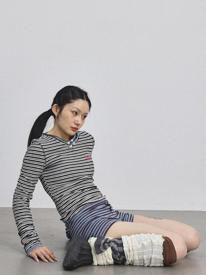 Achihara Breton Striped Long-Sleeve Tee