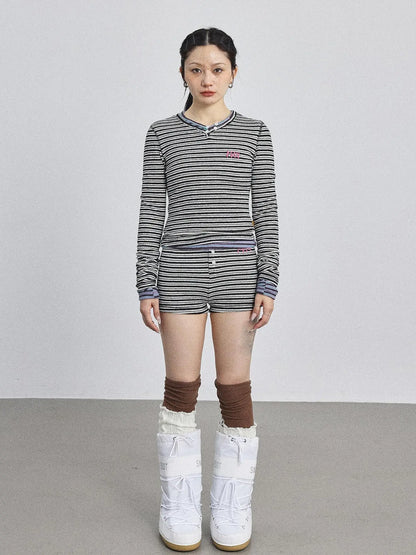 Breton Striped Long-Sleeve Tee
