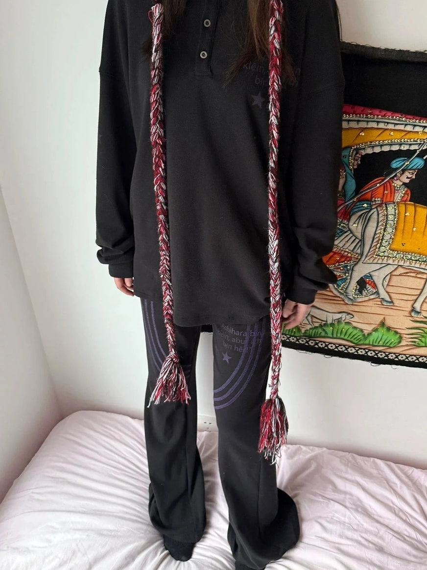 Achihara Brushed Stretch Micro Flare Mid Rise Commuter Office Work Women Bootcut Pants