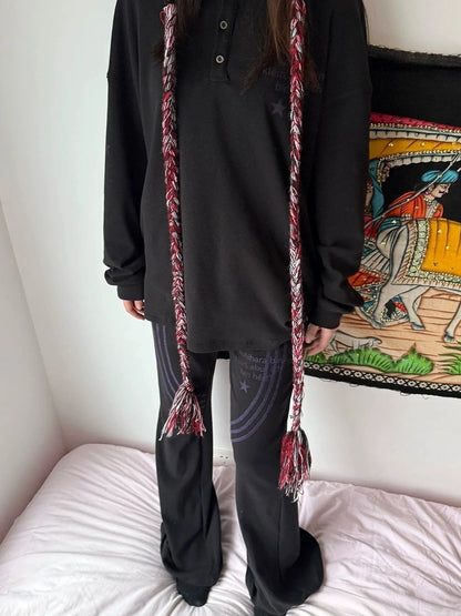 Achihara Brushed Stretch Micro Flare Mid Rise Commuter Office Work Women Bootcut Pants