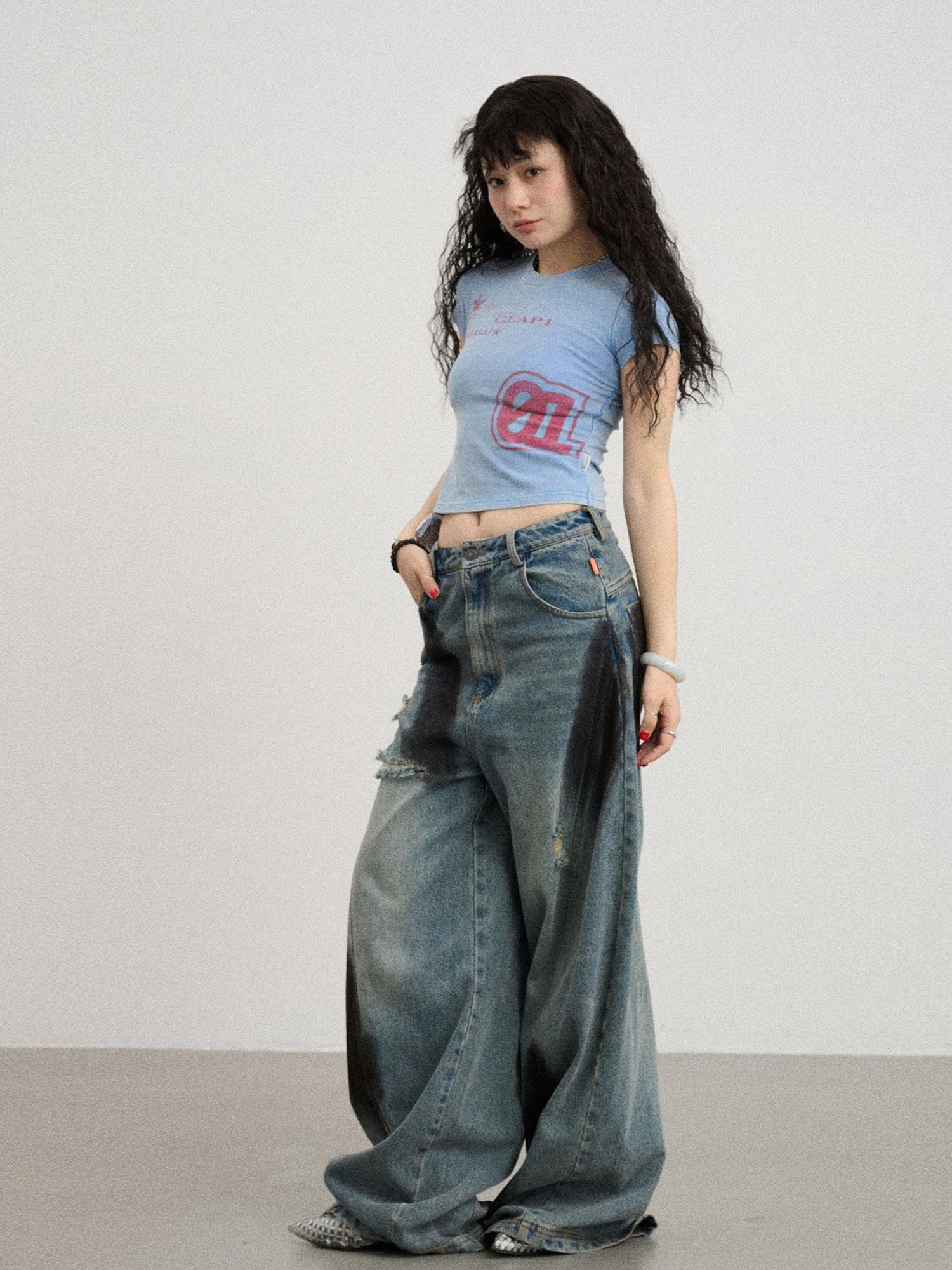 Achihara Bye Anxiety Slim Fit Tee