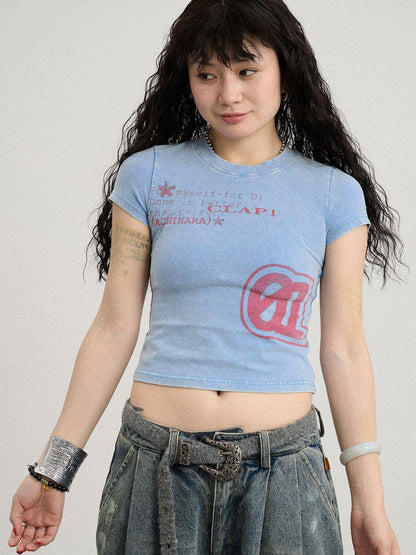 Achihara Bye Anxiety Slim Fit Tee