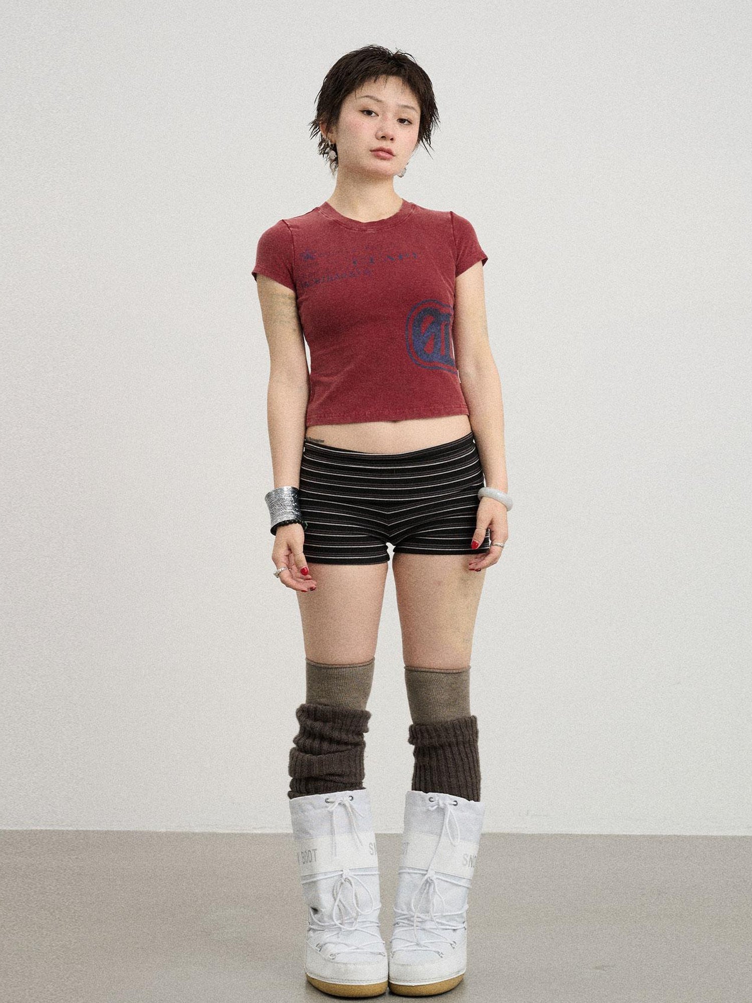 Achihara Bye Anxiety Slim Fit Tee