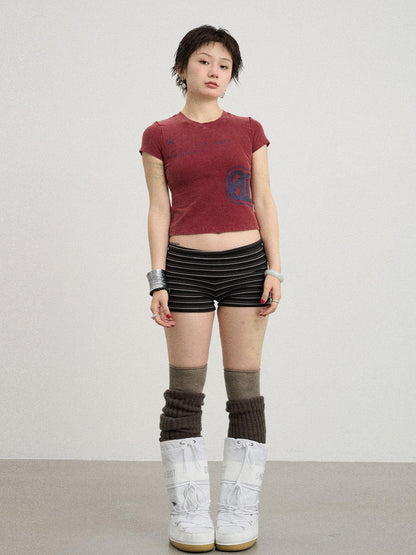Achihara Bye Anxiety Slim Fit Tee