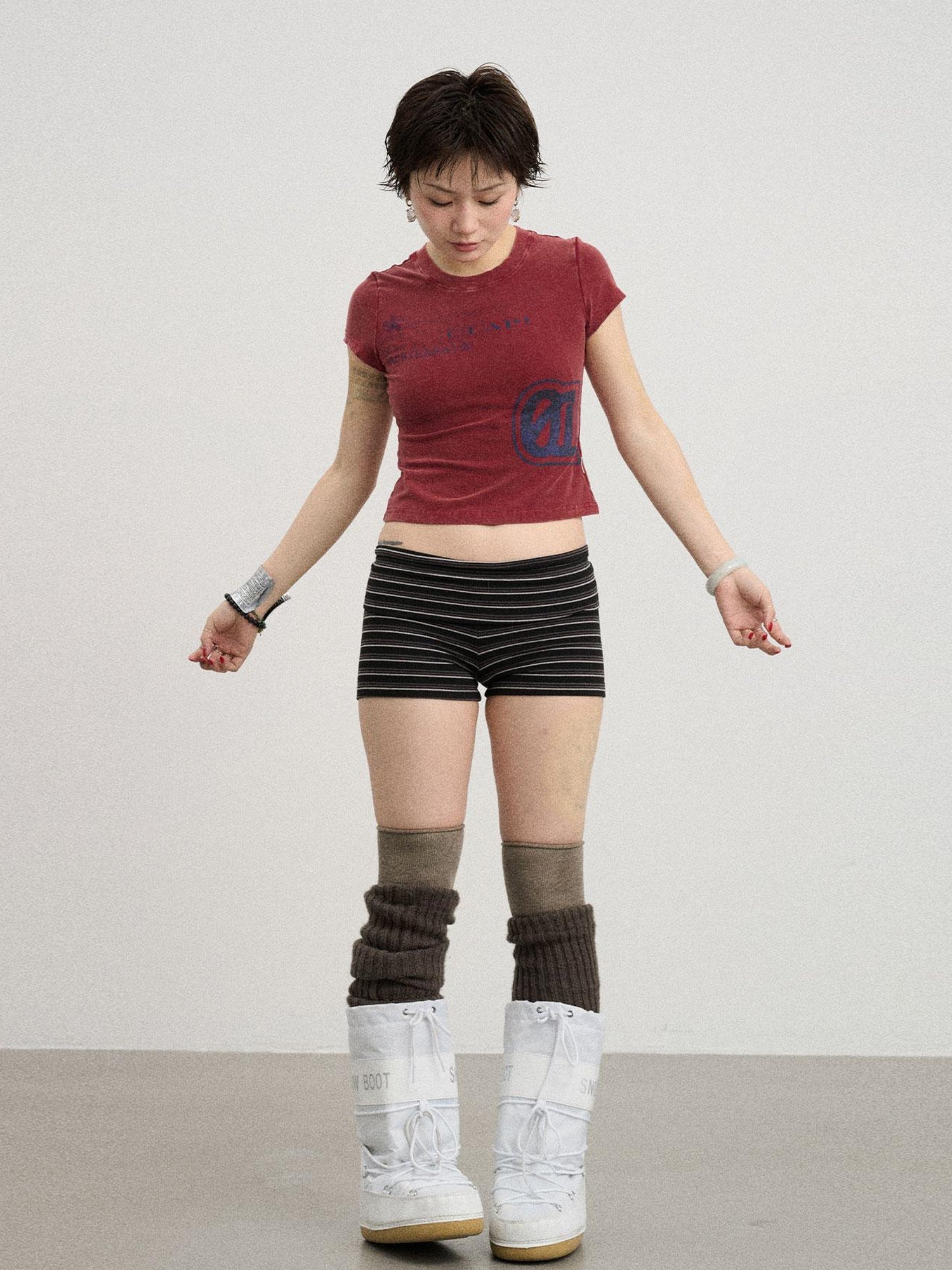 Achihara Bye Anxiety Slim Fit Tee