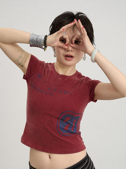 Achihara Bye Anxiety Slim Fit Tee
