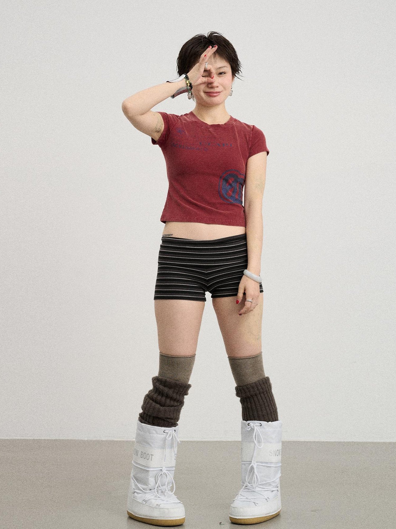 Achihara Bye Anxiety Slim Fit Tee