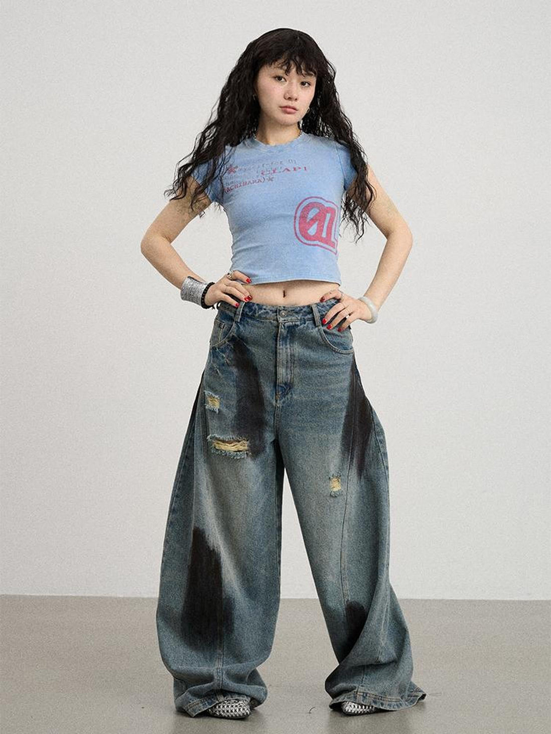 Achihara Bye Anxiety Slim Fit Tee