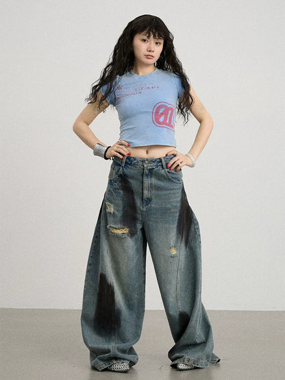 Achihara Bye Anxiety Slim Fit Tee-2