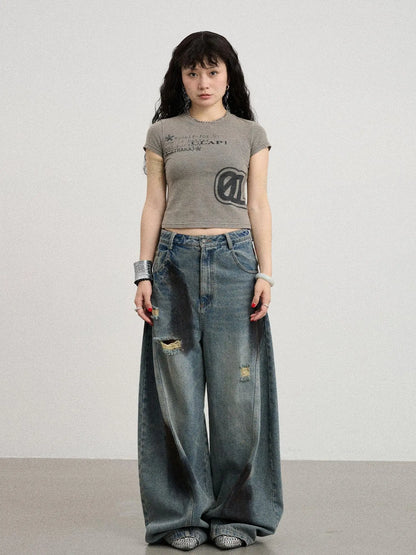 Bye Anxiety Slim Fit Tee