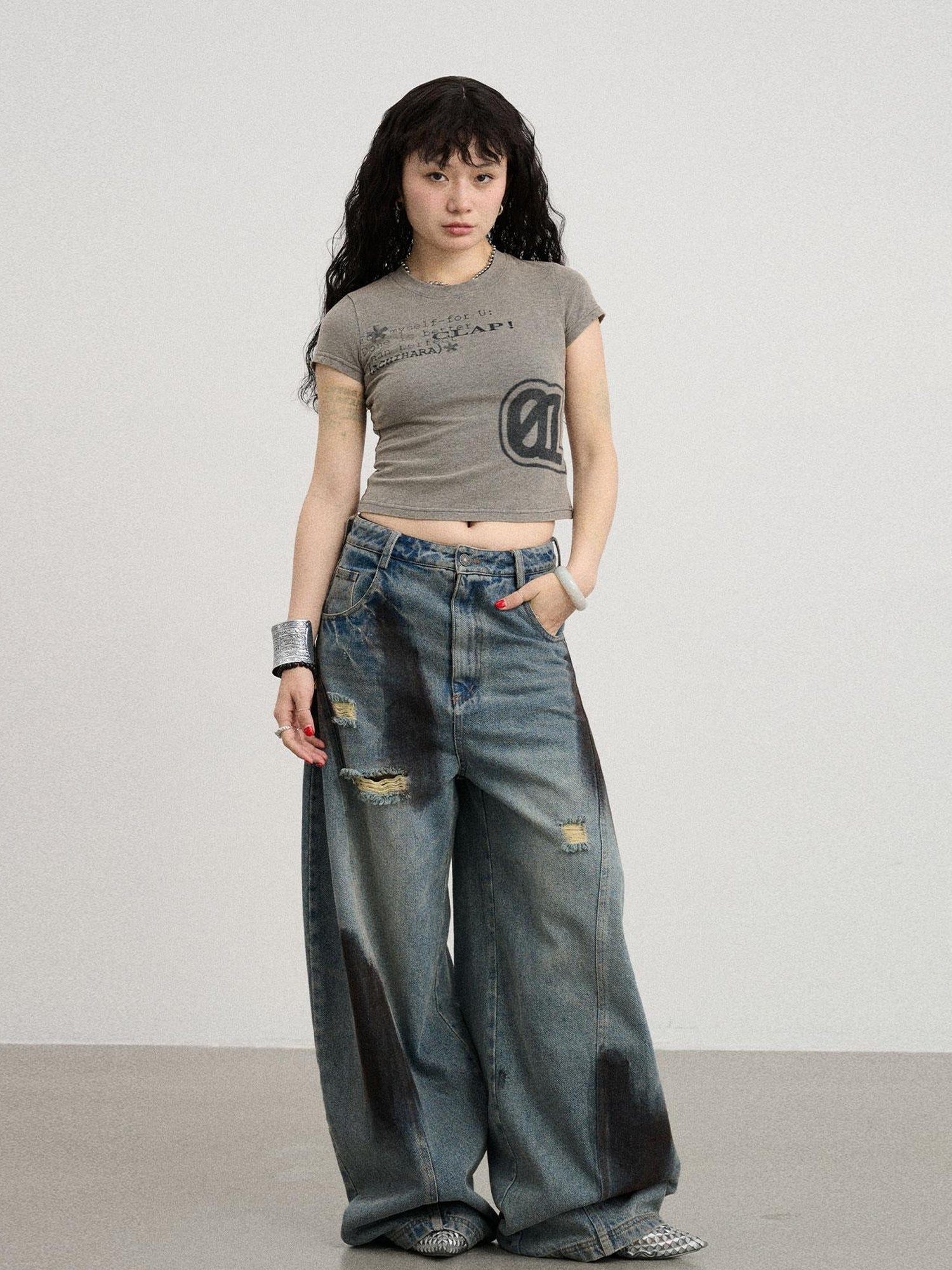Achihara Bye Anxiety Slim Fit Tee