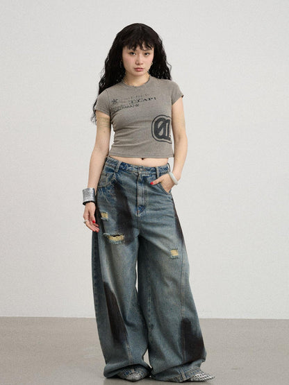 Achihara Bye Anxiety Slim Fit Tee