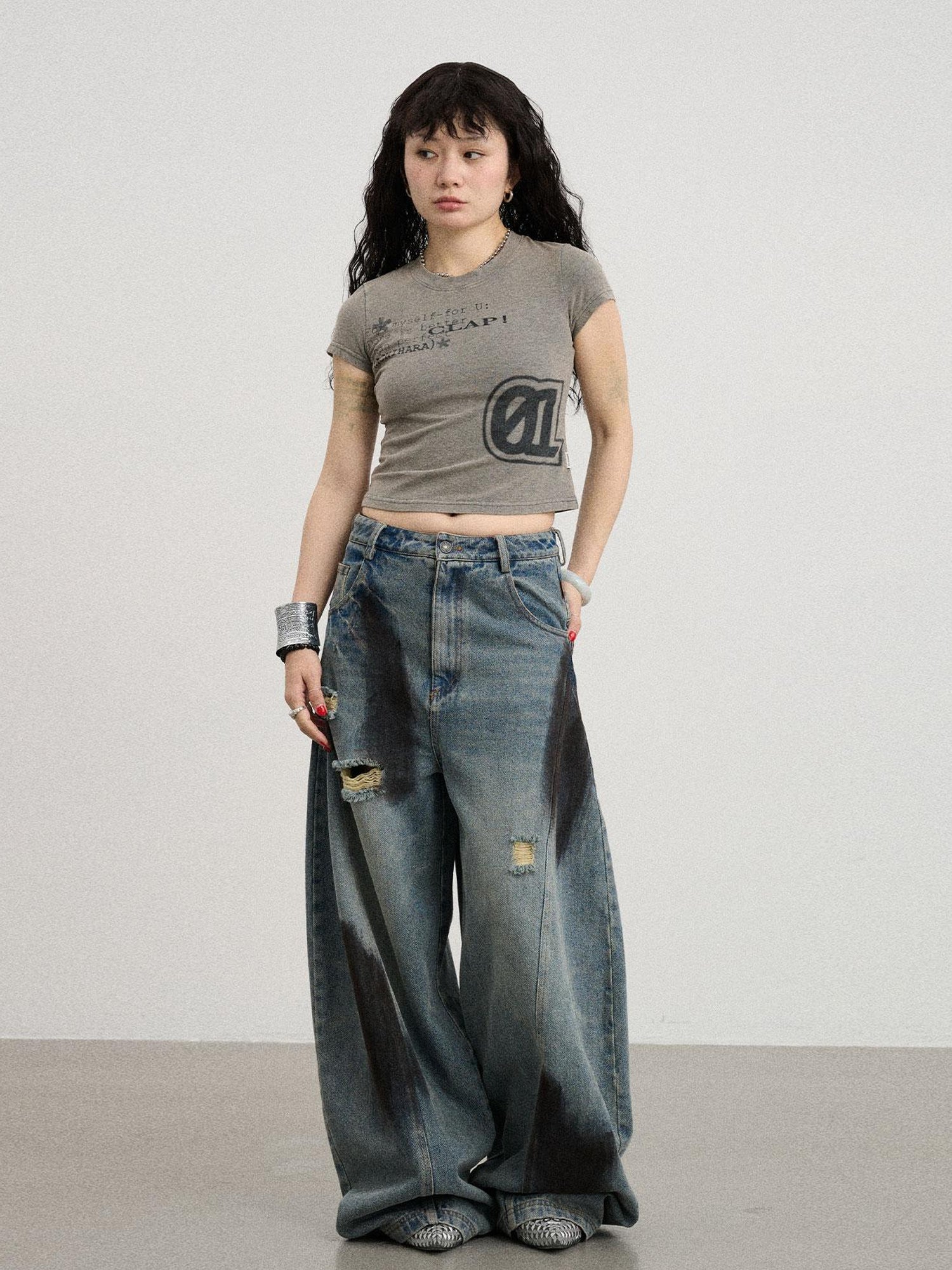 Achihara Bye Anxiety Slim Fit Tee