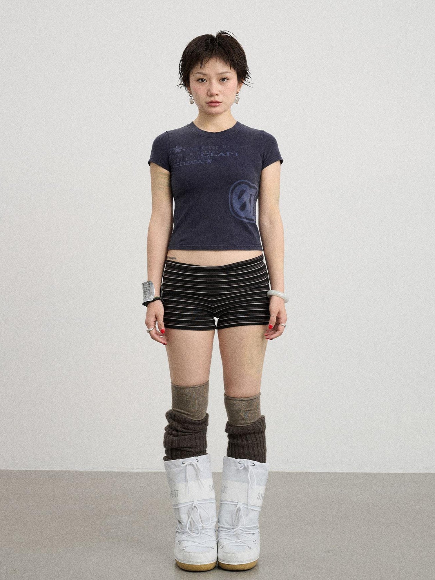 Achihara Bye Anxiety Slim Fit Tee