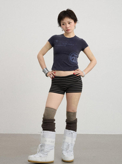 Achihara Bye Anxiety Slim Fit Tee