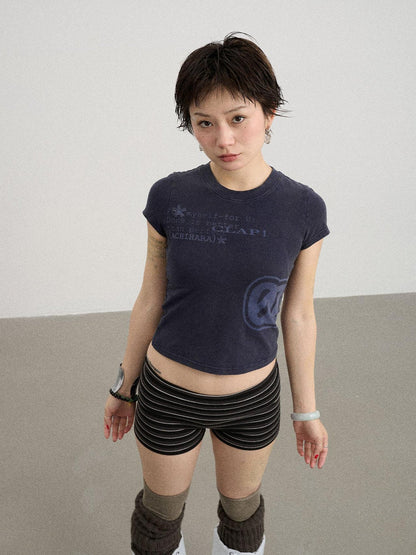 Achihara Bye Anxiety Slim Fit Tee