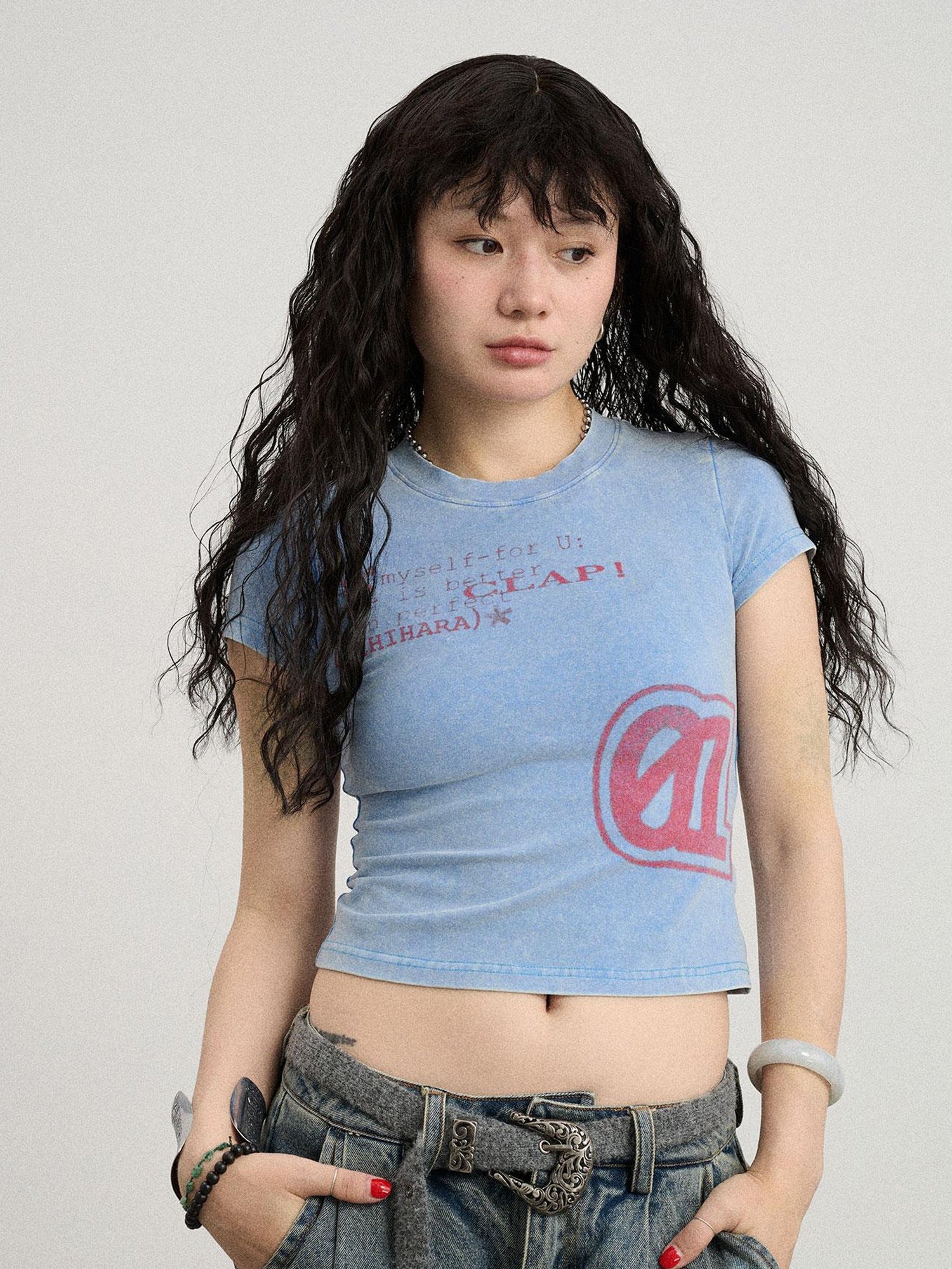 Achihara Bye Anxiety Slim Fit Tee