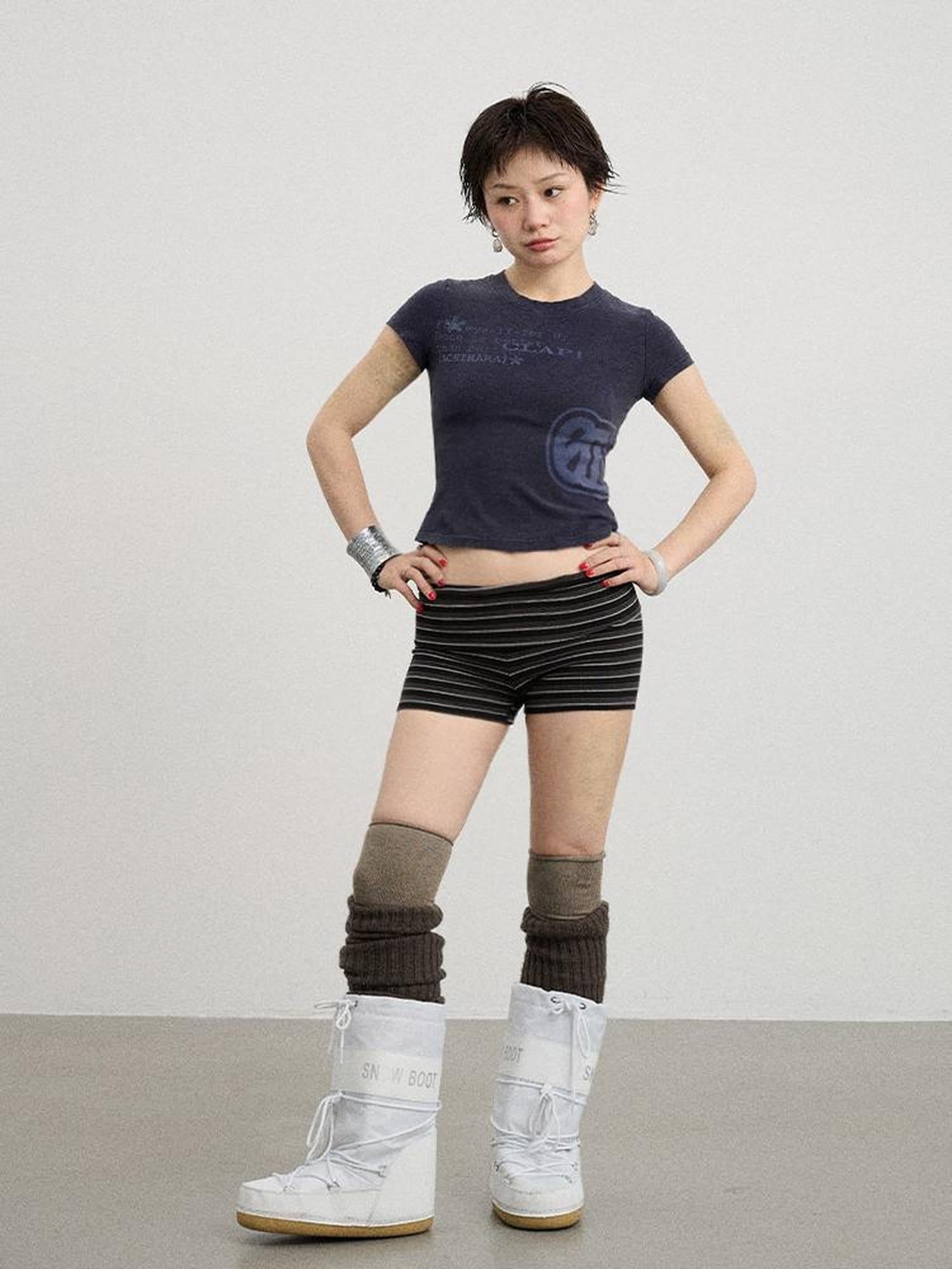 Achihara Bye Anxiety Slim Fit Tee