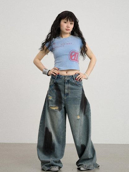 Bye Anxiety Slim Fit Tee