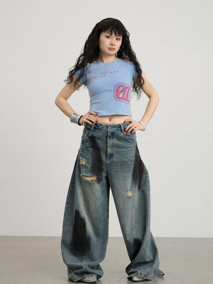 Achihara Bye Anxiety Slim Fit Tee