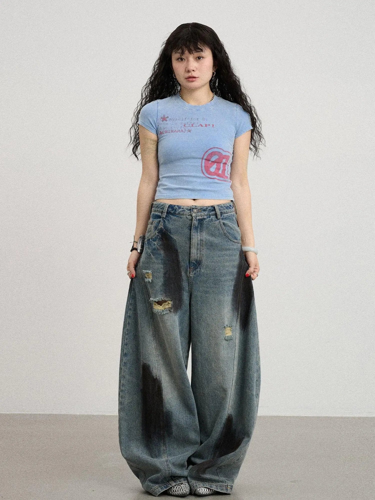 Bye Anxiety Slim Fit Tee