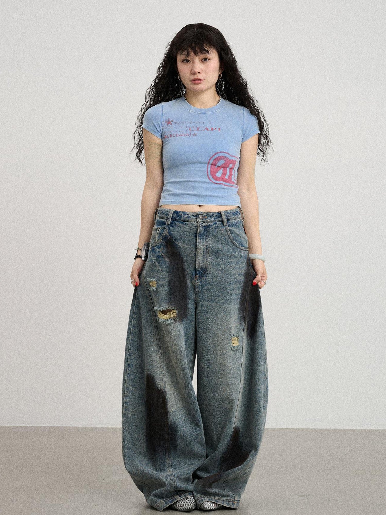 Achihara Bye Anxiety Slim Fit Tee