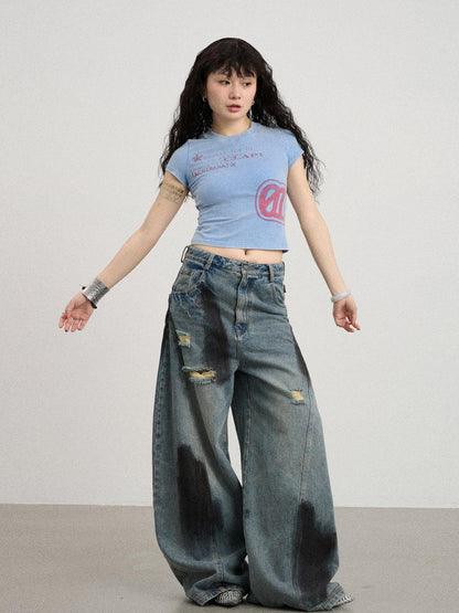 Achihara Bye Anxiety Slim Fit Tee