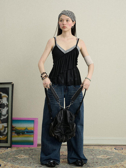 Achihara Chestnut Tree Print Camisole