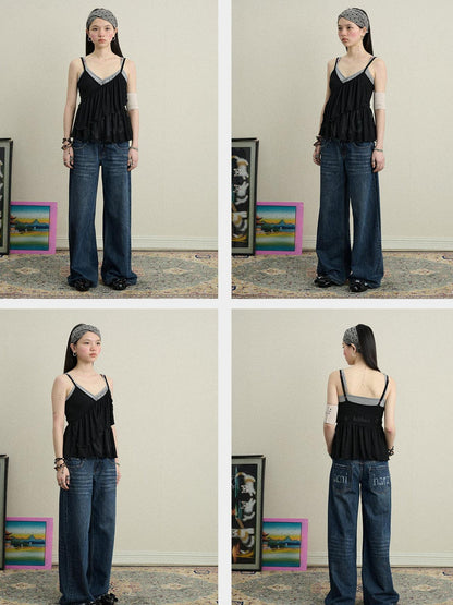 Achihara Chestnut Tree Print Camisole