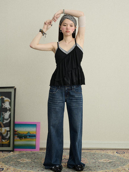 Achihara Chestnut Tree Print Camisole
