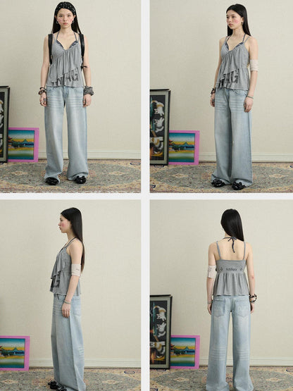 Achihara Chestnut Tree Print Camisole