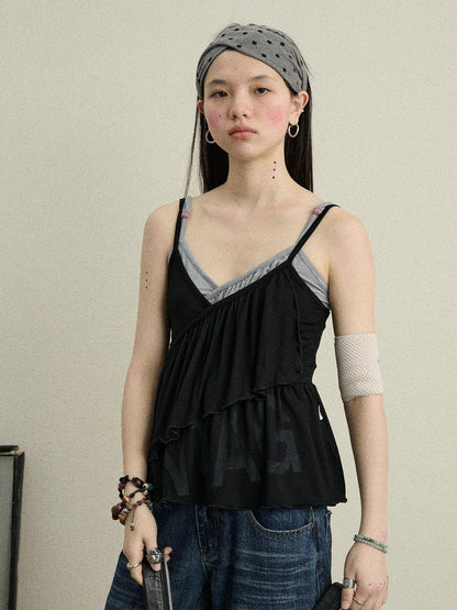 Achihara Chestnut Tree Print Camisole