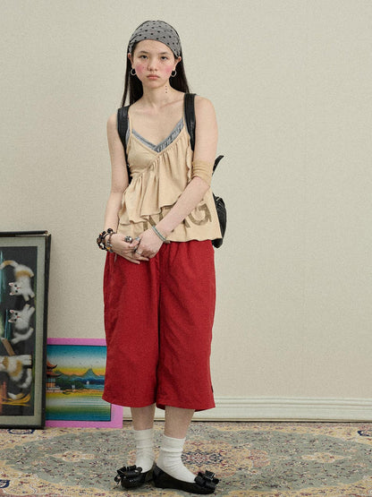 Achihara Chestnut Tree Print Camisole