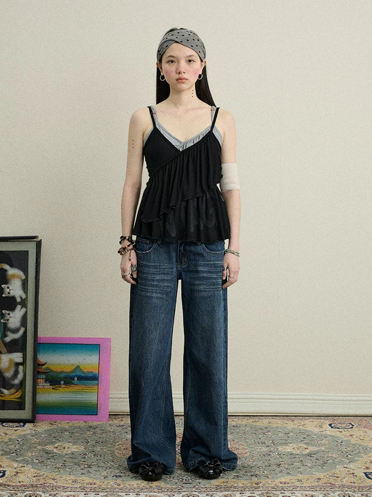 Achihara Chestnut Tree Print Camisole-3