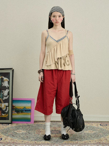 Achihara Chestnut Tree Print Camisole-4