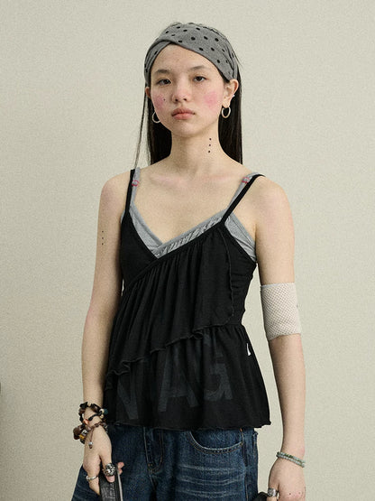 Achihara Chestnut Tree Print Camisole-5