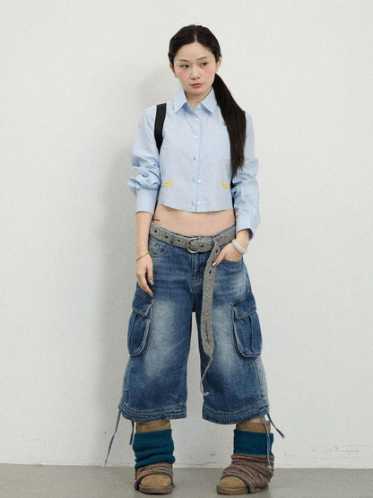 Chilled Soda Blue Long-Sleeve Shirt