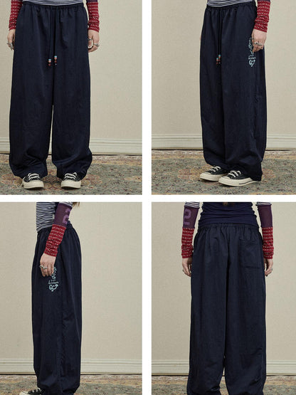 Update Achihara Colorful Banana Wide Leg Trousers