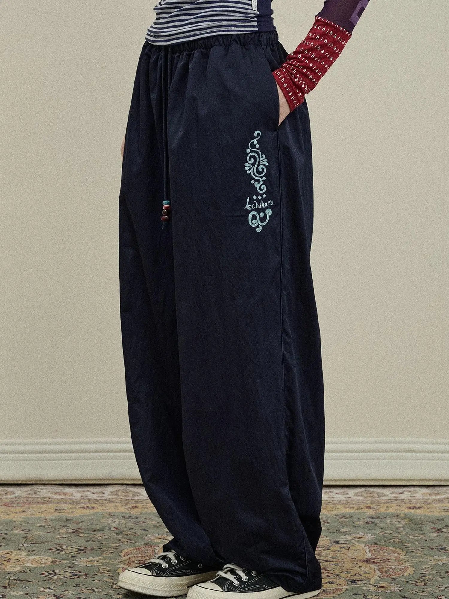 Colorful Banana Wide Leg Trousers