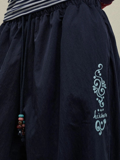 Colorful Banana Wide Leg Trousers