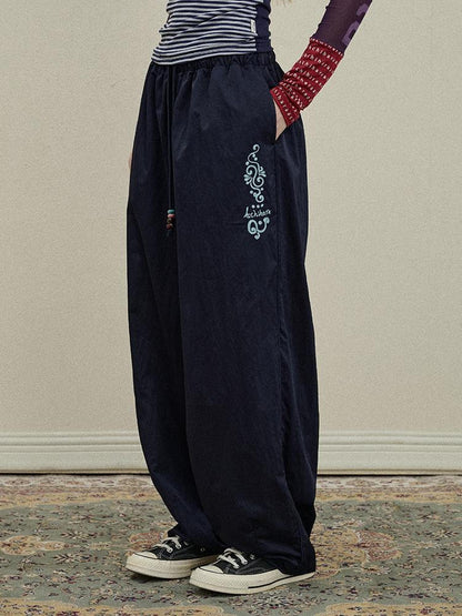 Update Achihara Colorful Banana Wide Leg Trousers