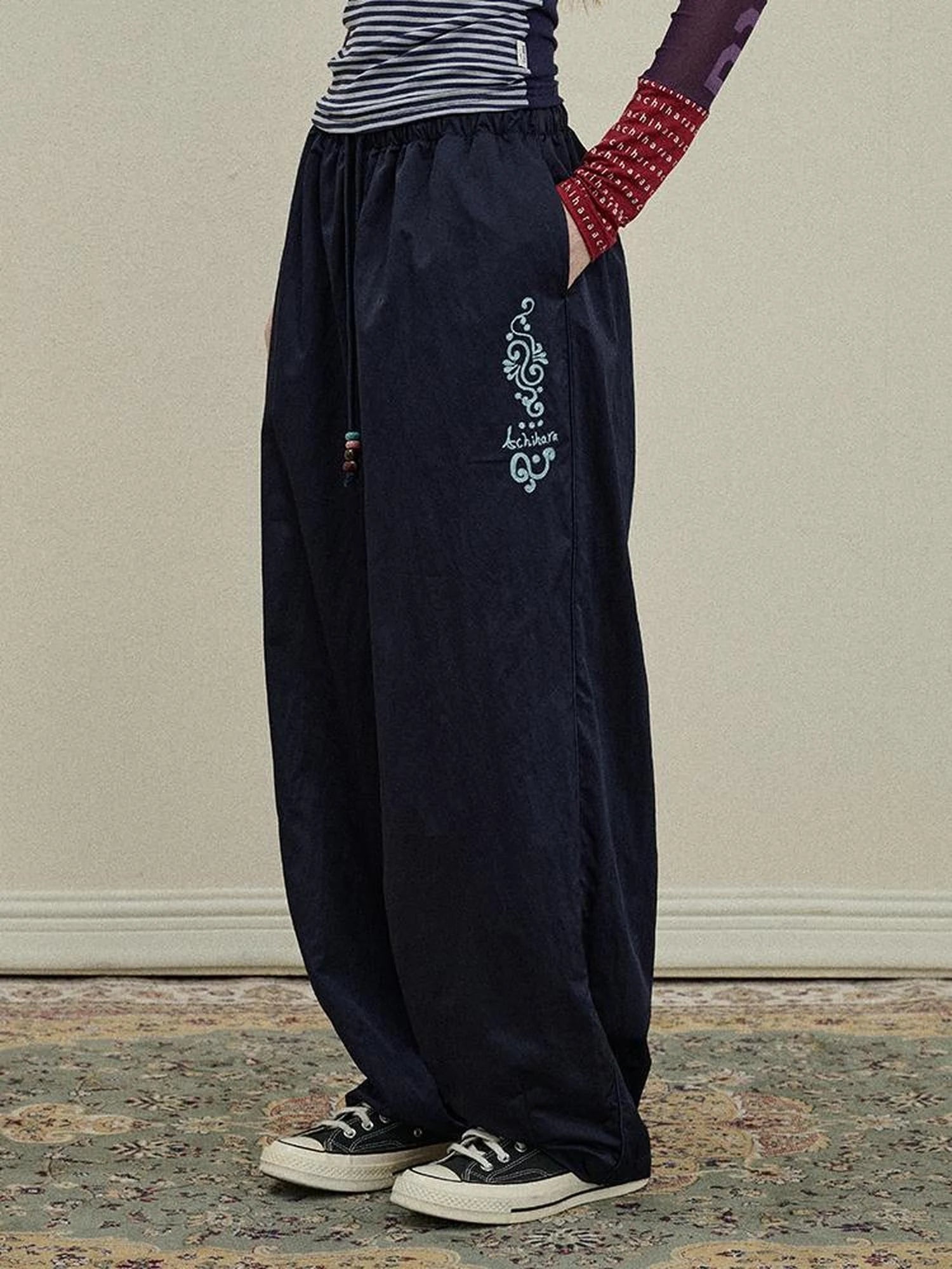 Colorful Banana Wide Leg Trousers